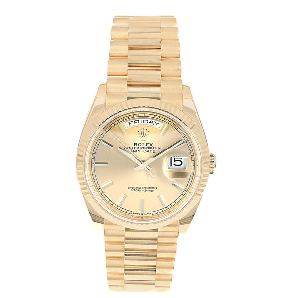 Rolex Day-Date 36 Yellow Gold President 128238