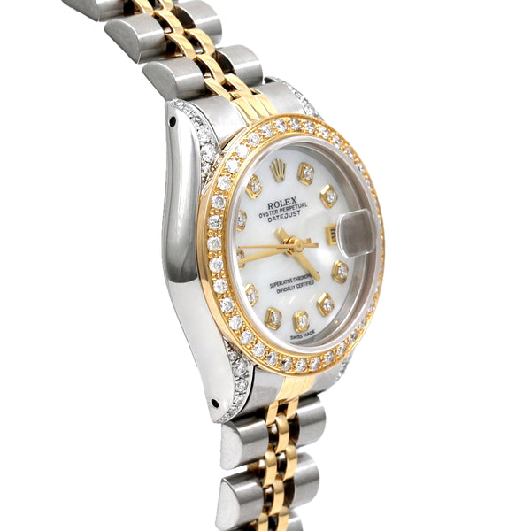 Rolex Lady-Datejust 26mm Stainless Steel Yellow Gold 69173