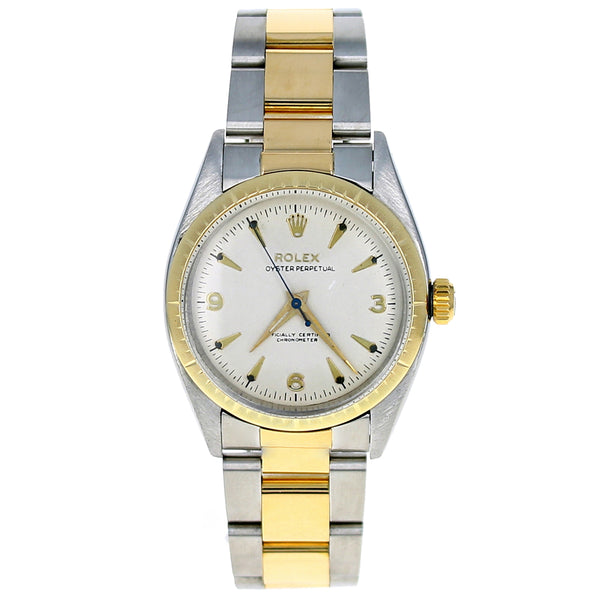 Rolex Oyster Perpetual 34mm Stainless Steel Yellow Gold 6582