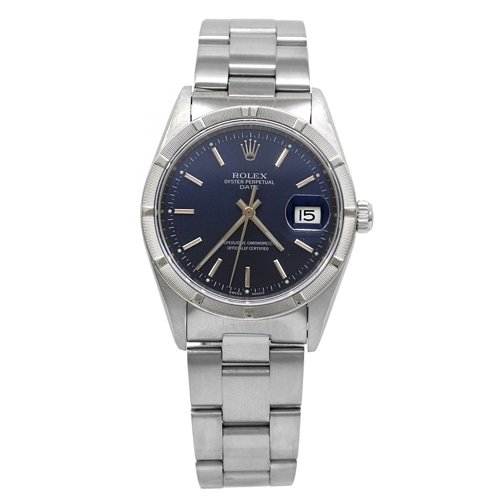 Rolex Oyster Perpetual Date 34mm Stainless Steel 15210