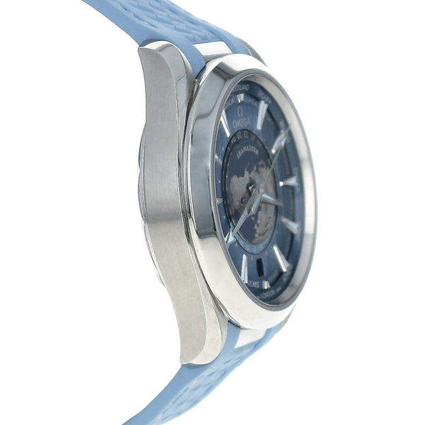 Omega Seamaster Aqua Terra 150M GMT Worldtimer 43MM Summer Blue 220.12.43.22.03.002