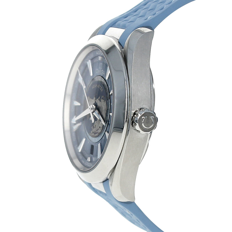 Omega Seamaster Aqua Terra 150M GMT Worldtimer 43MM Summer Blue 220.12.43.22.03.002