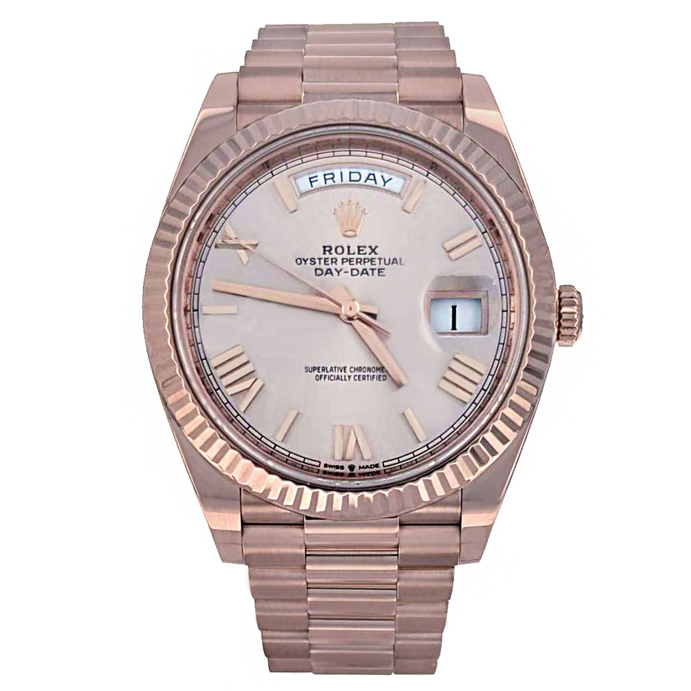 Rolex Day-Date 40 Rose Gold President 228235