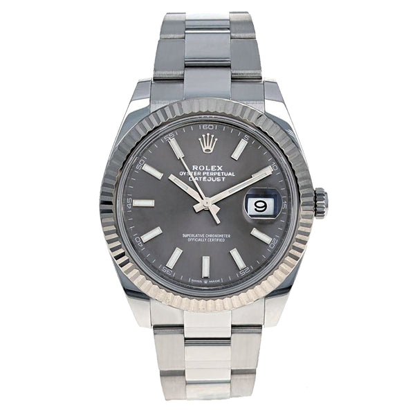 Rolex Datejust 41 Stainless Steel White Gold 126334