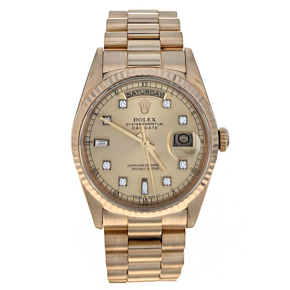 Rolex Day-Date 36 Yellow Gold President 18238