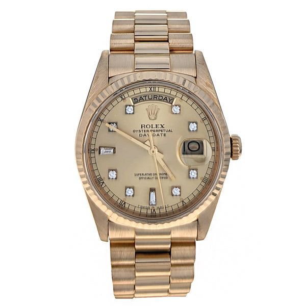 Rolex Day-Date 36 Yellow Gold President 18238