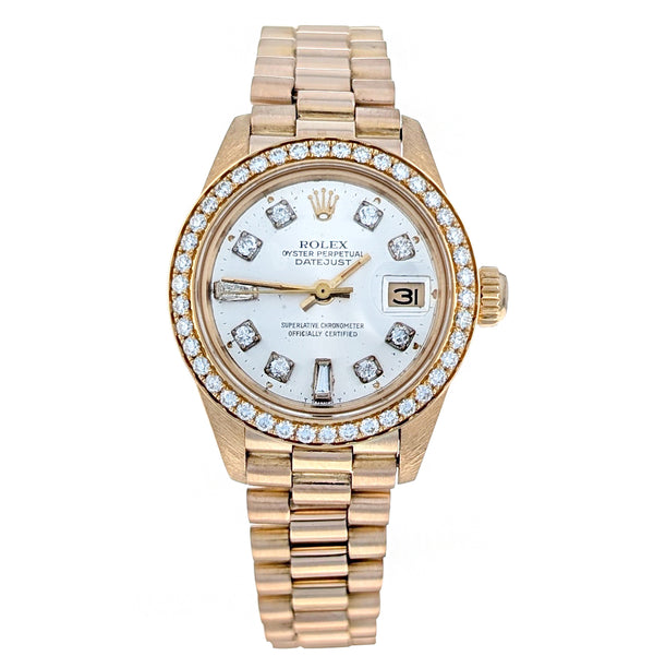 Rolex Lady-Datejust 26mm Yellow Gold President 6917