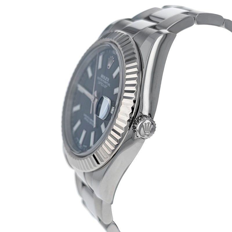 Rolex Datejust II 41mm Stainless Steel White Gold 116334
