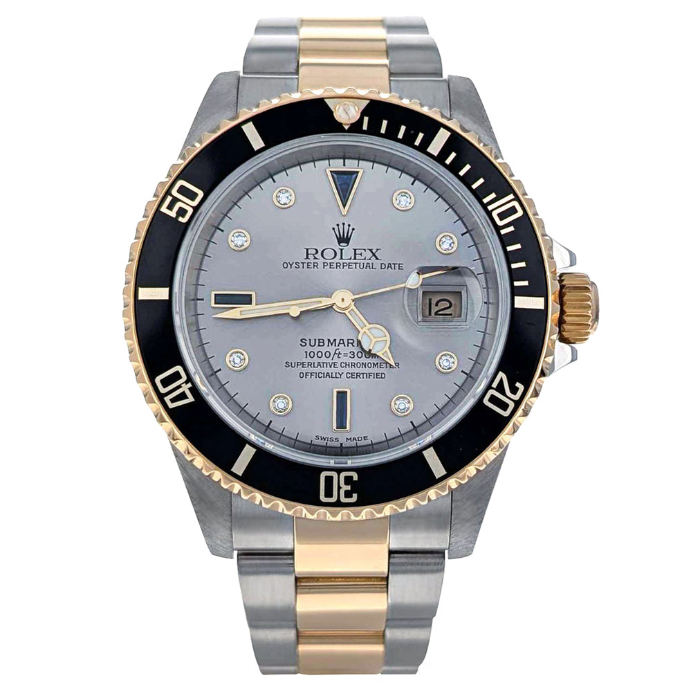 Rolex Submariner Date 40mm Stainless Steel Yellow Gold 16613
