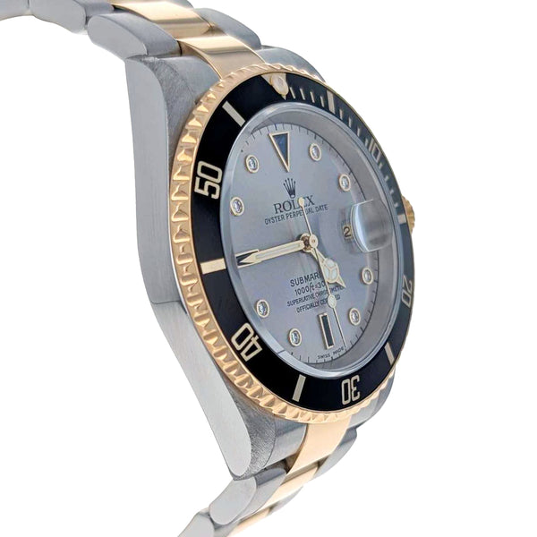 Rolex Submariner Date 40mm Stainless Steel Yellow Gold 16613
