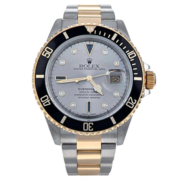 Rolex Submariner Date 40mm Stainless Steel Yellow Gold 16613