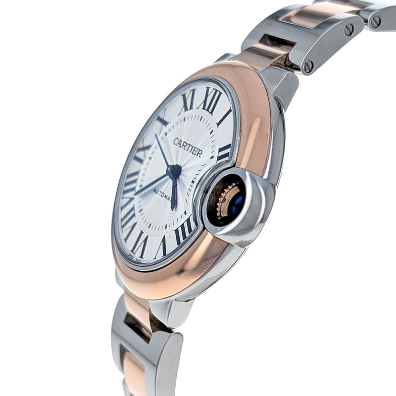 Ballon Bleu De Cartier Automatic 33MM Stainless Steel Rose Gold 4374