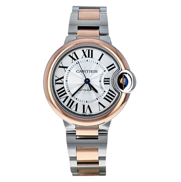 Ballon Bleu De Cartier Automatic 33MM Stainless Steel Rose Gold 4374