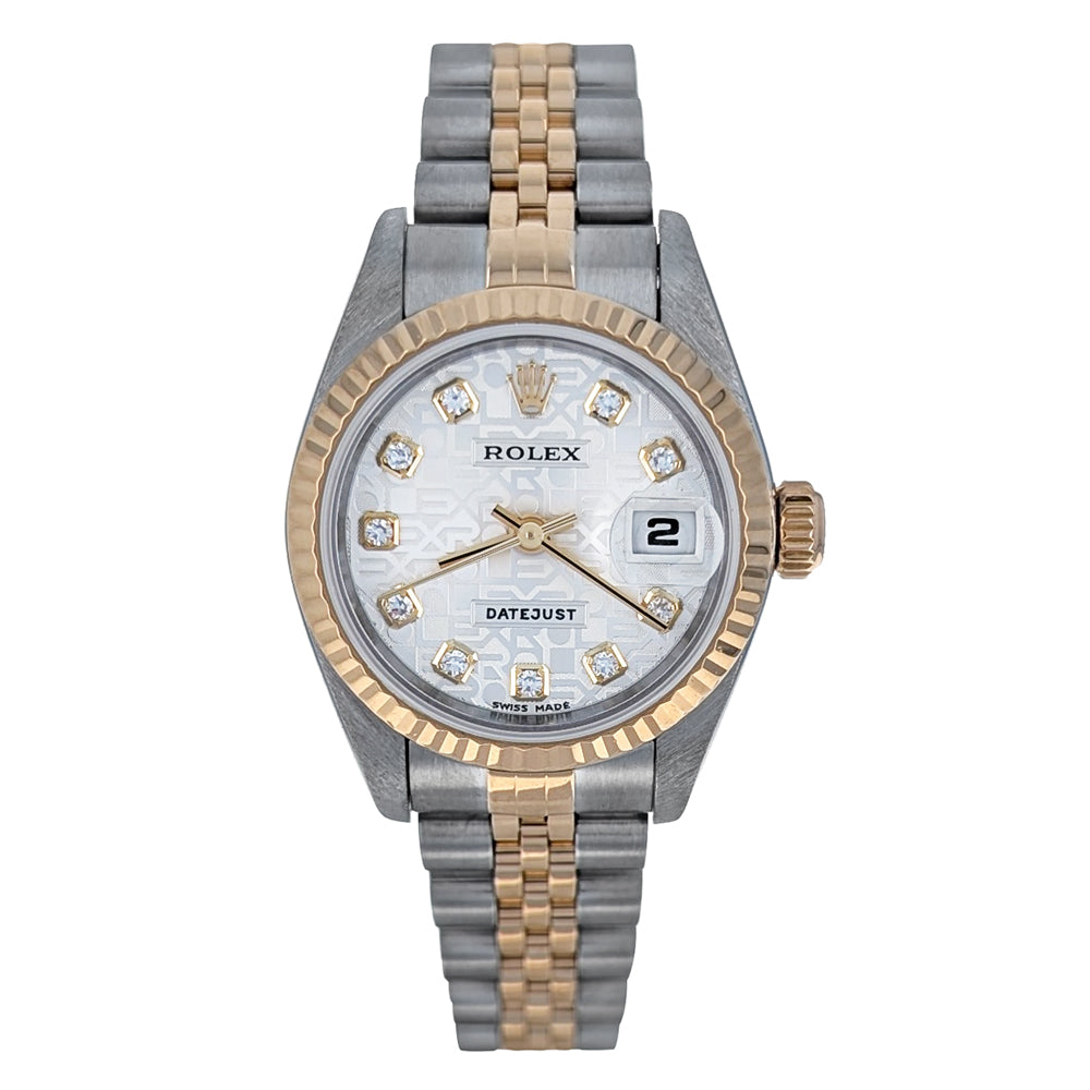 Rolex Lady-Datejust 26mm Stainless Steel Yellow Gold 79173