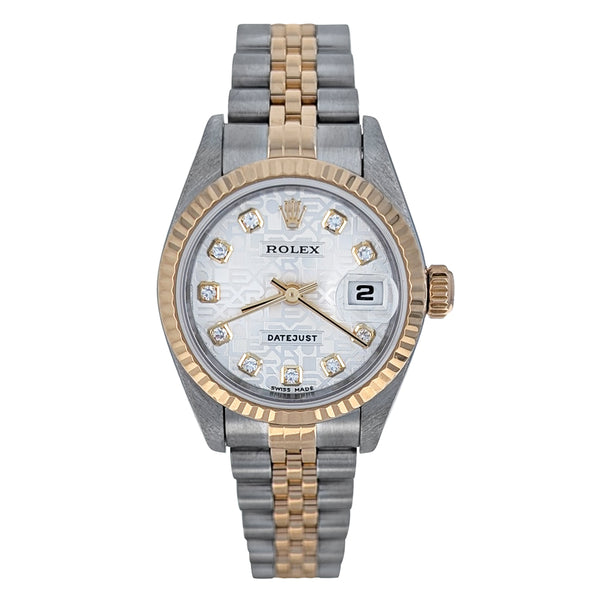 Rolex Lady-Datejust 26mm Stainless Steel Yellow Gold 79173