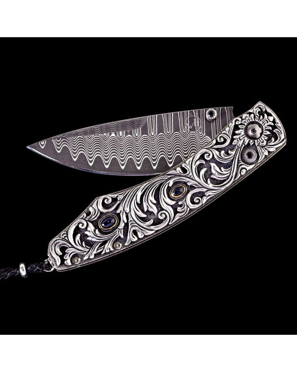 William Henry Radiance Carved Sterling Silver Sapphire B12 RADIANCE