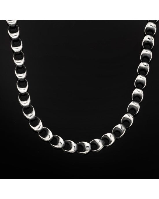 William Henry Caesar Magna Chain Necklace in Sterling Silver