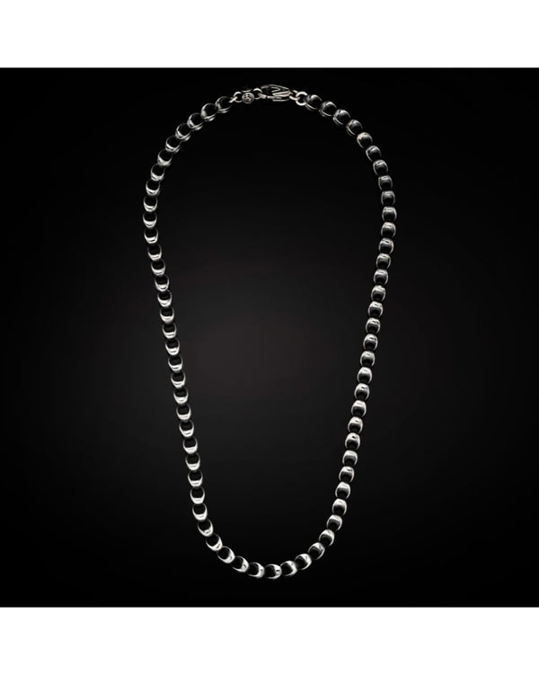 William Henry Caesar Chain Necklace in Sterling Silver