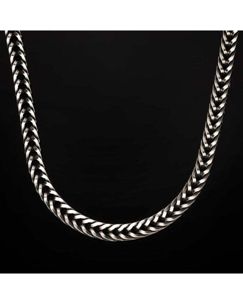 William Henry Vesta Magna Foxtail Chain Necklace in Sterling Silver