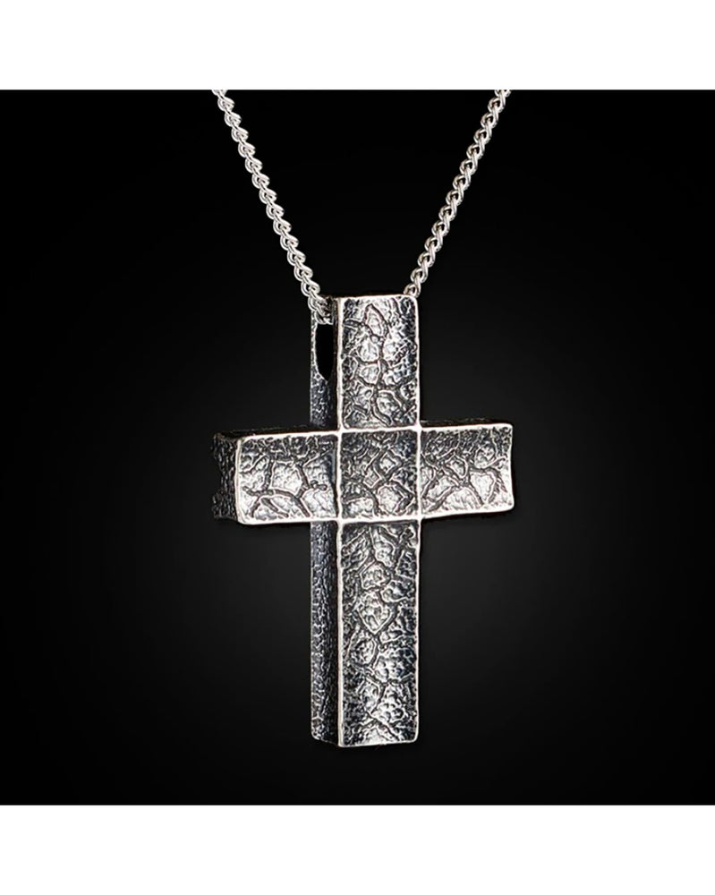 William Henry Unum Cross Necklace in Sterling Silver