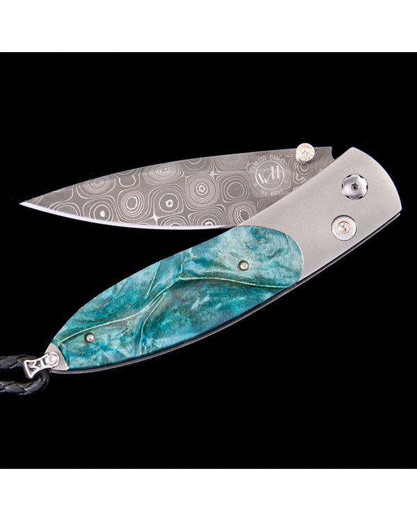 William Henry Monarch Teal Pocket Knife