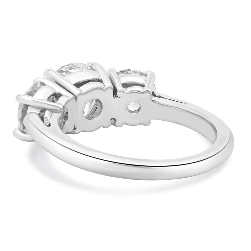 Tiffany & Co. Platinum Three Diamond Engagement Ring