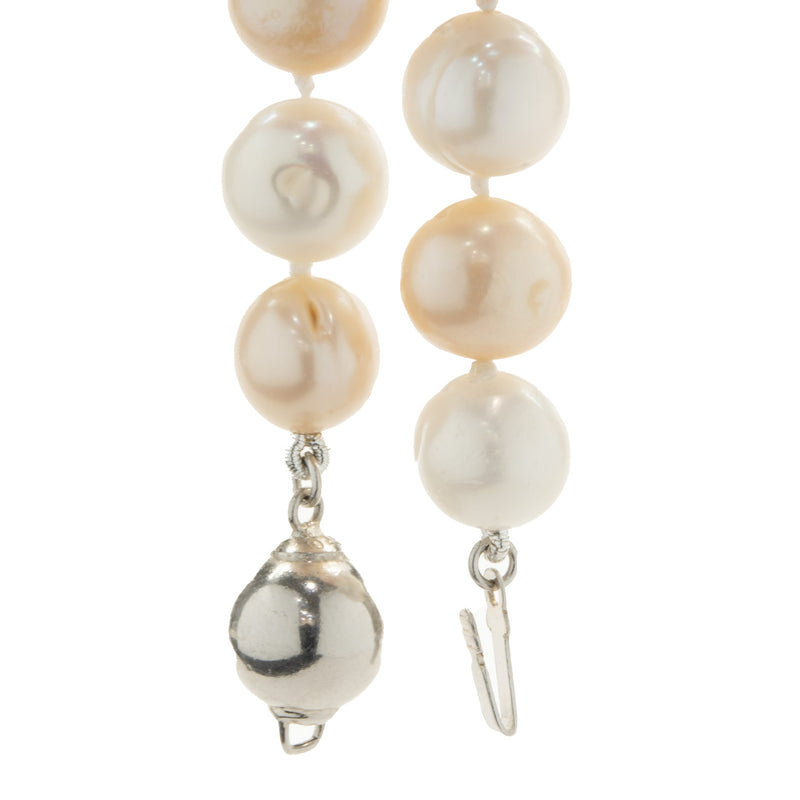 Sterling Silver Pastel Pearl Necklace