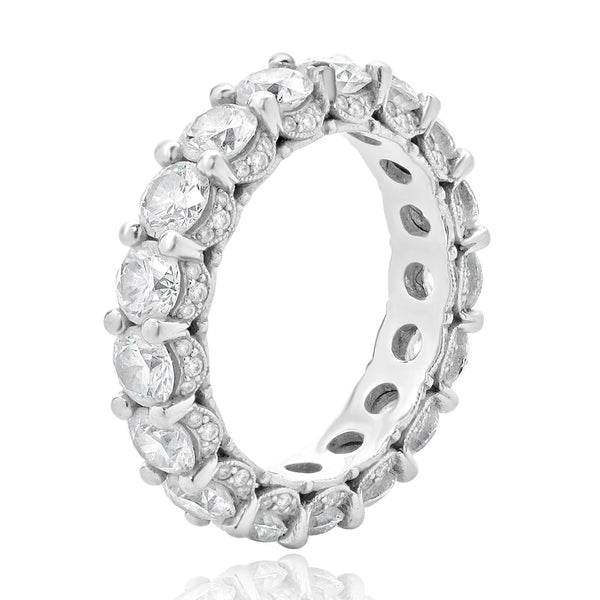Platinum Diamond Eternity Band