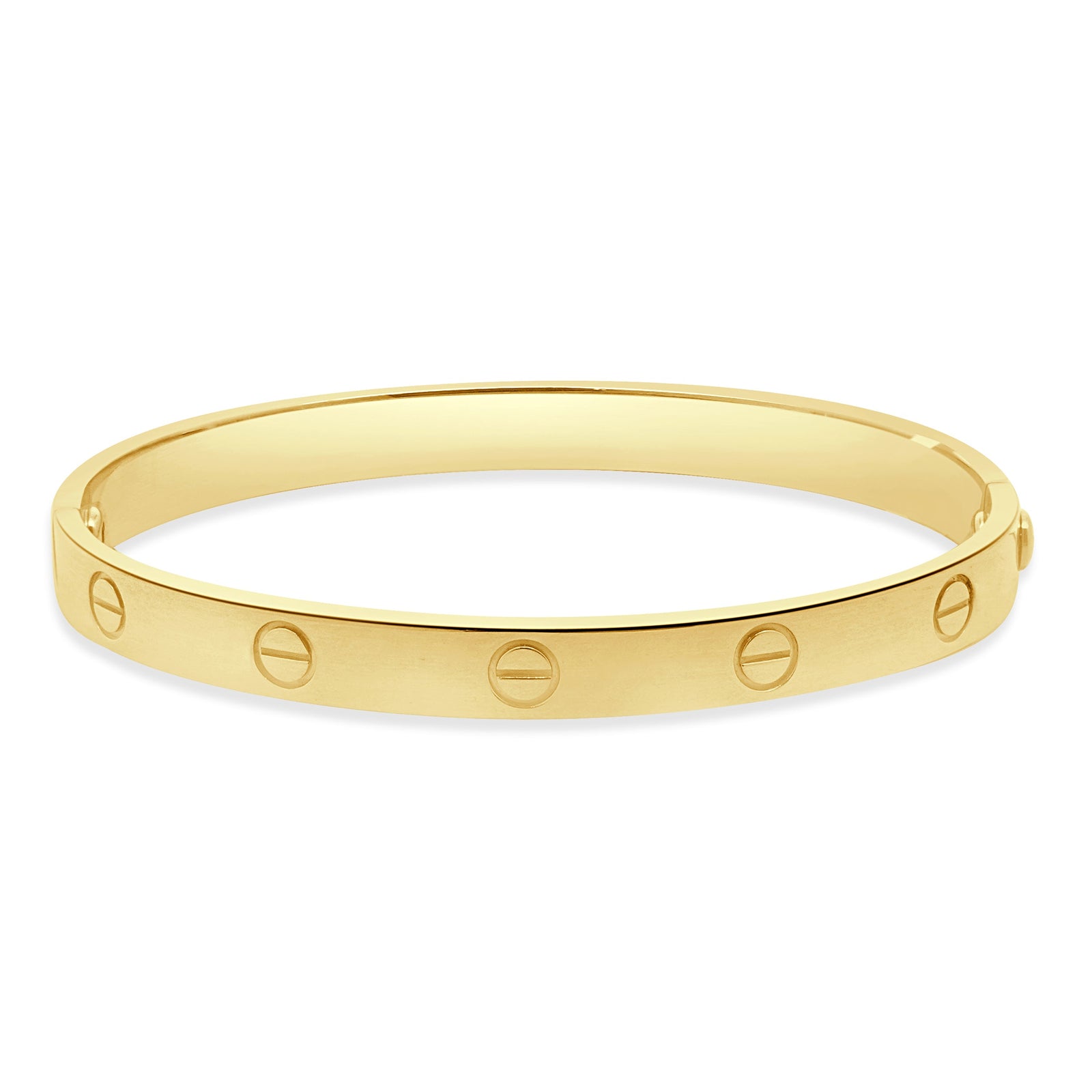 Cartier 18 Karat Yellow Gold Love Bracelet, Size 18 – E.D.