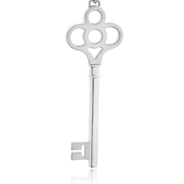 Tiffany & Co. Sterling Silver Key Necklace