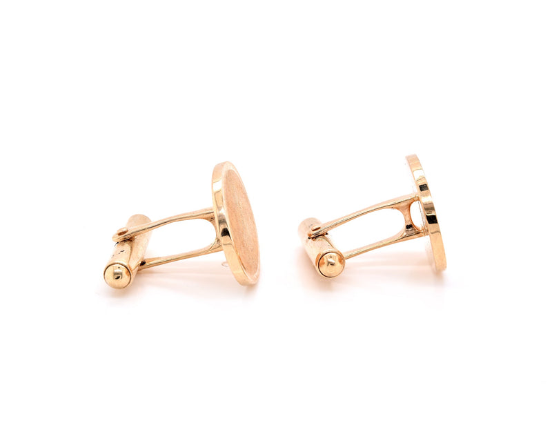 Tiffany & Co. 14 Karat Yellow Gold Monogram Cufflinks