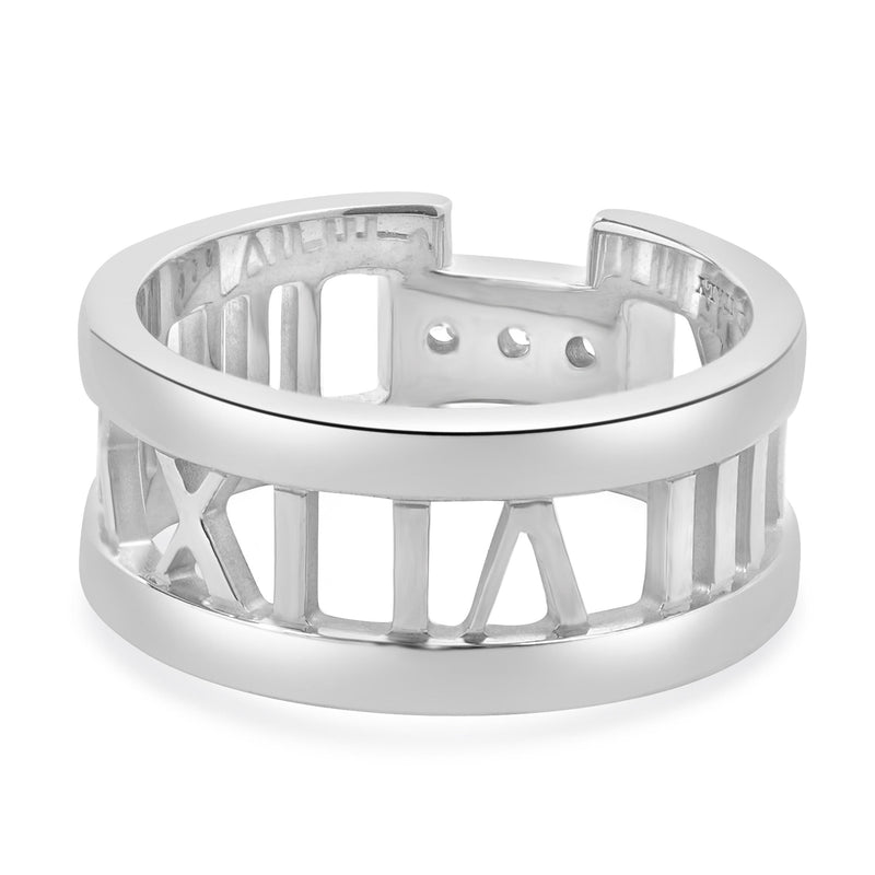 Tiffany & Co. 18 Karat White Gold 2003 Diamond Atlas Band