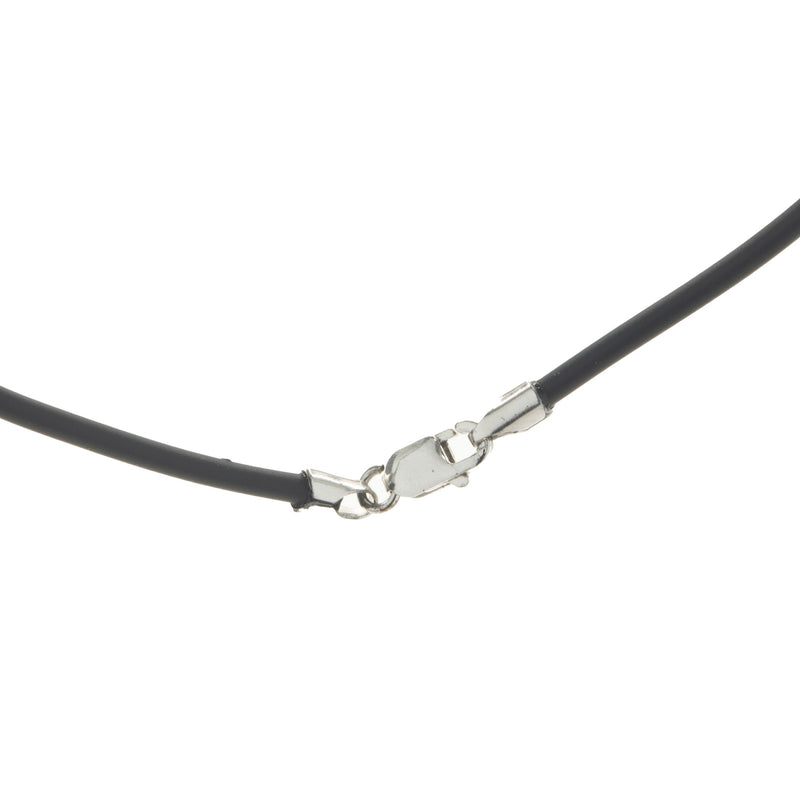 Sterling Silver Gold Plated Amethyst and White Topaz Slide Necklace