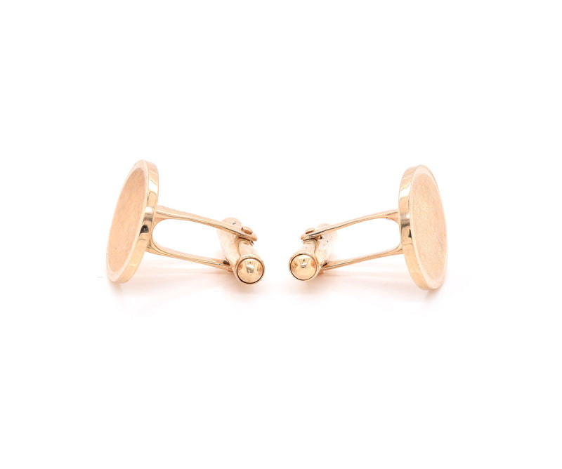 Tiffany & Co. 14 Karat Yellow Gold Monogram Cufflinks