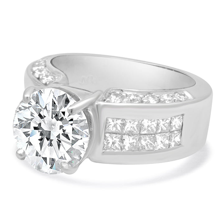 Platinum Diamond Invisible Set Ring – E.D. Marshall Jewelers™
