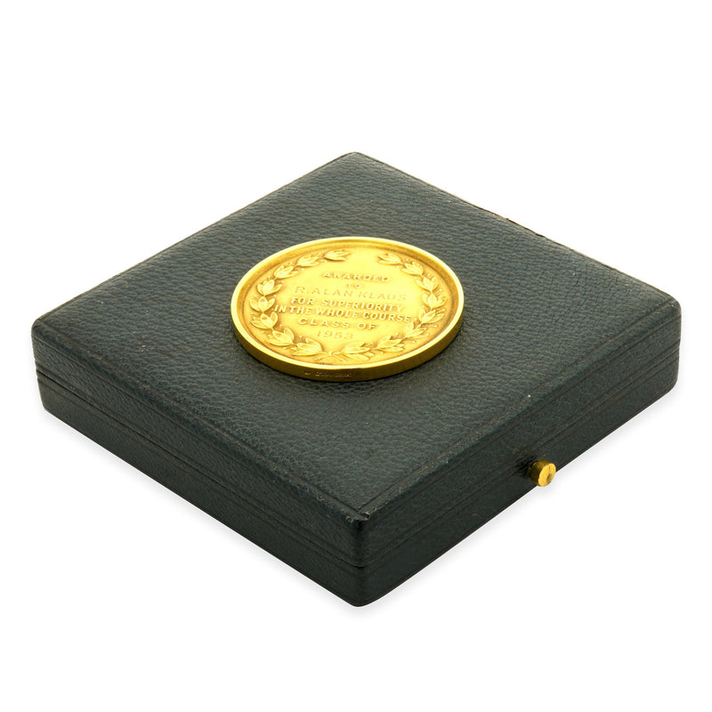 Tiffany & Co. 18 Karat Yellow Gold Heminway Medal Indian 1953