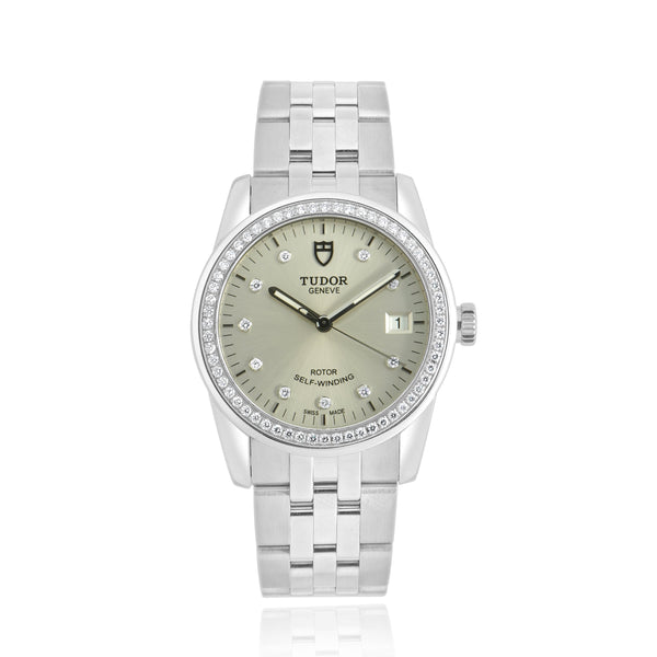 Tudor Stainless Steel Glamour Date 36mm